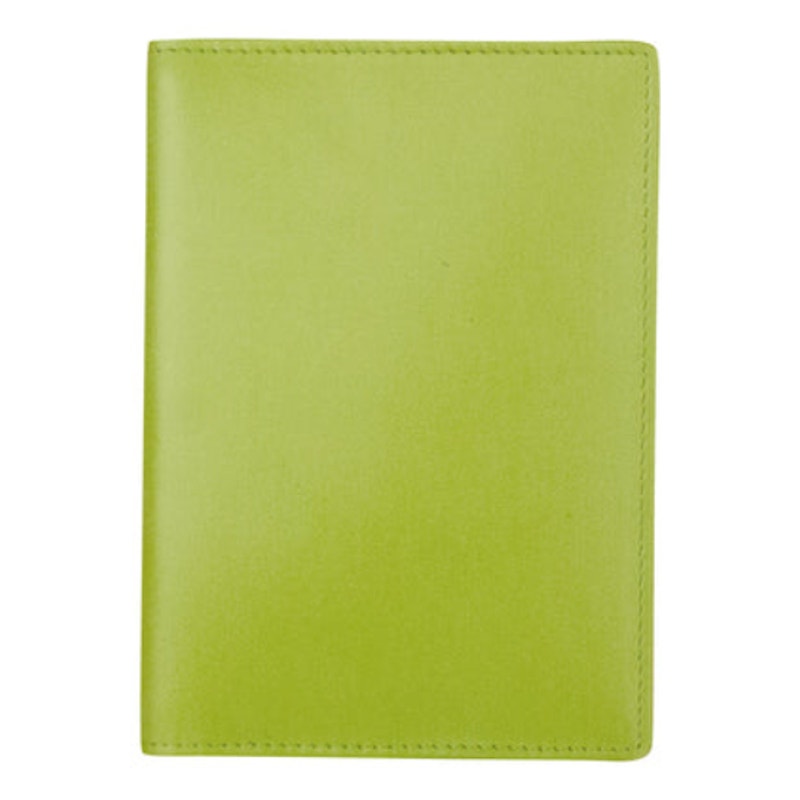 Leather Passport Wallet  Pear